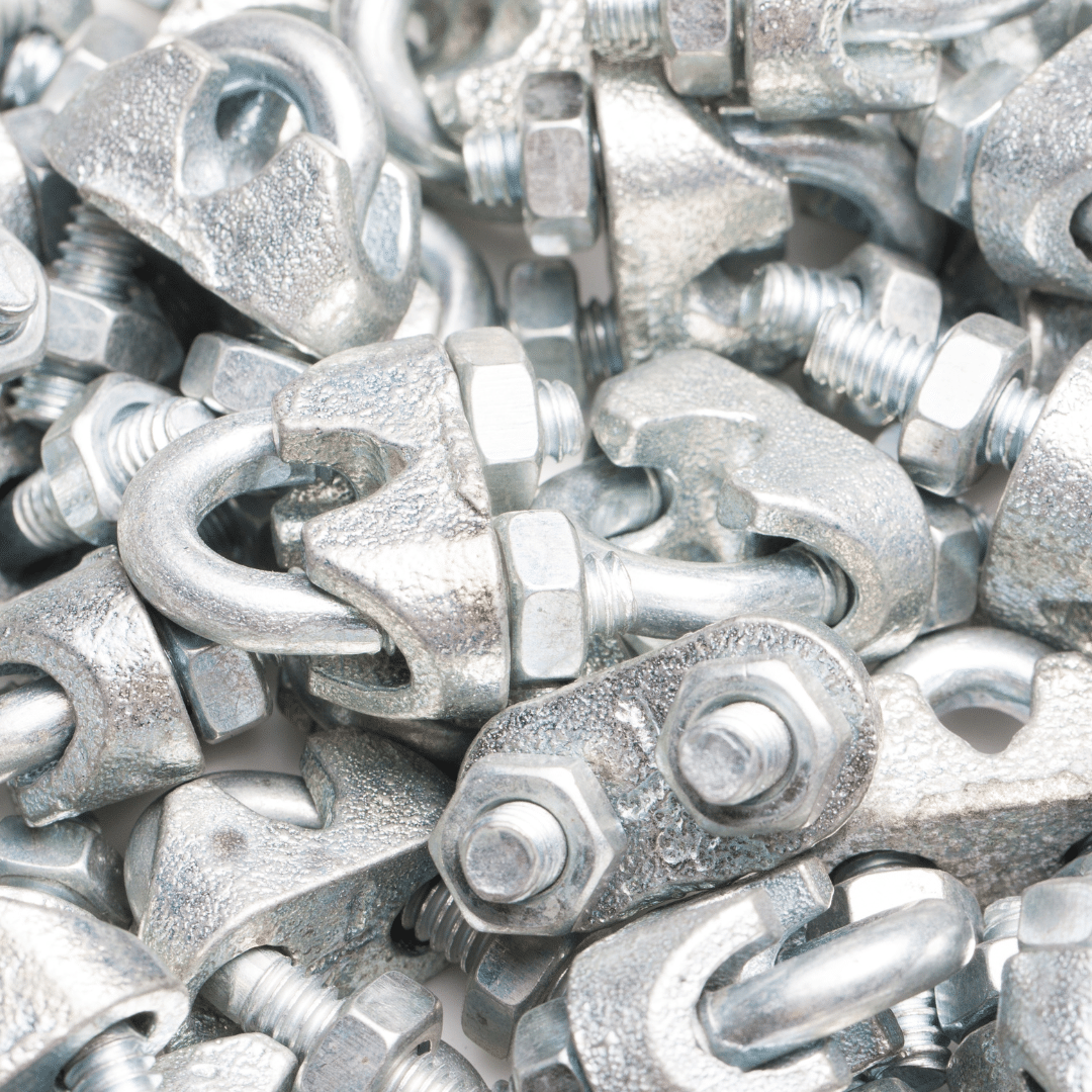 A pile of U-Bolts manufactured by B.B. Price