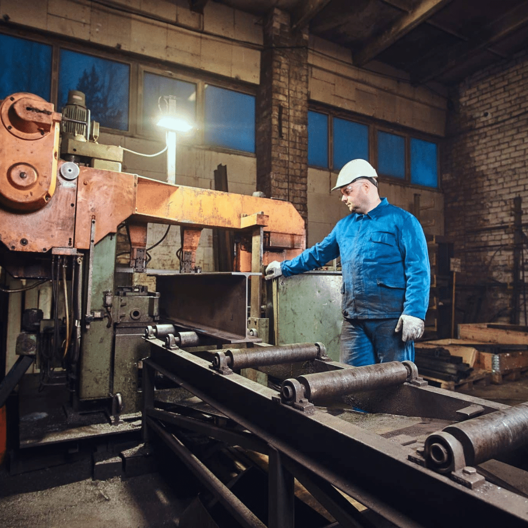 A B.B. Price galvanizer overseeing metal and steel forging and galvanizing